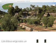 Tablet Screenshot of campdecervia.com